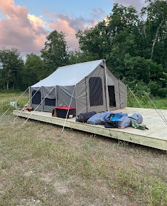 Cabin Tent Site / Shower House